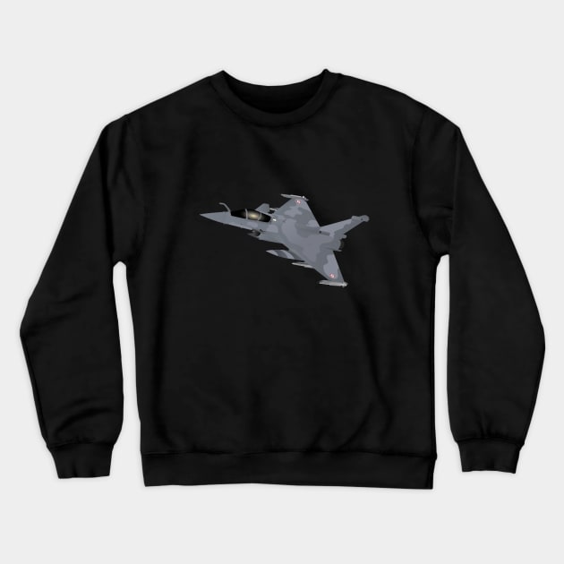 Rafale Jet Fighter Crewneck Sweatshirt by NorseTech